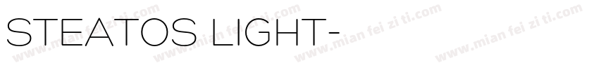 STEATOS LIGHT字体转换